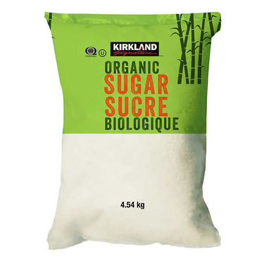 Image of Kirkland Organic Fine Granulated Sugar - 1 x 4.54 Kilos